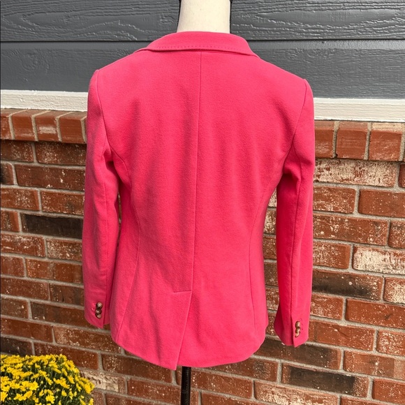 Talbots Aberdeen Coral Pink Lined 2 Button Jacket Blazer Women's Size 6 - Picture 6 of 8